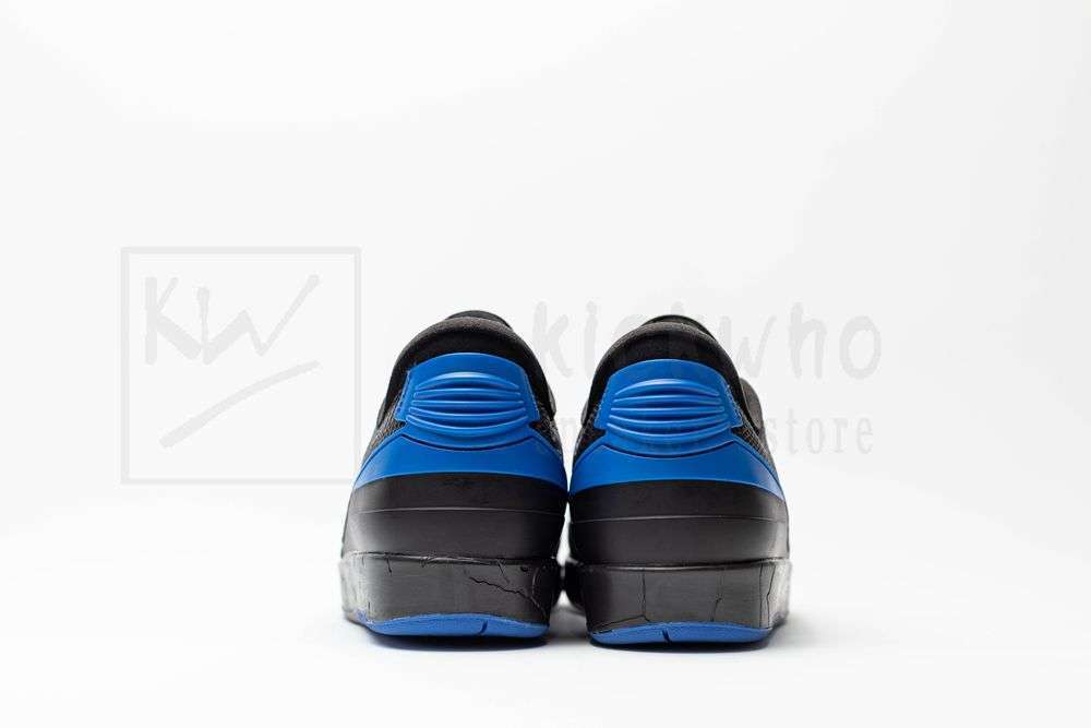 KickWho Off-White x Air Jordan 2 Retro Low SP 'Black Varsity Royal' Godkiller - Image 6