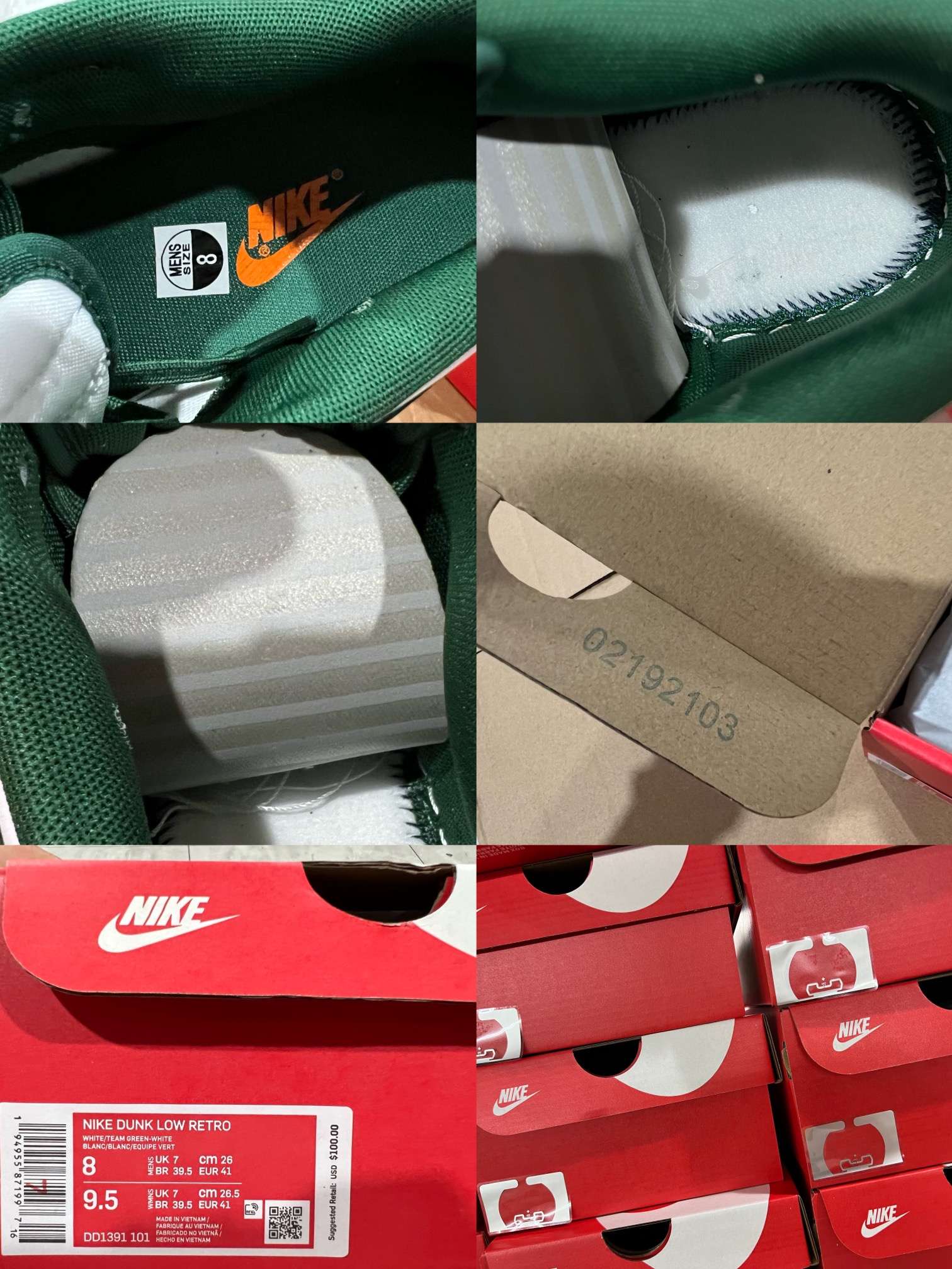 KICKWHO Nike Dunk Low 'Michigan State' DD1391-101 - Image 8