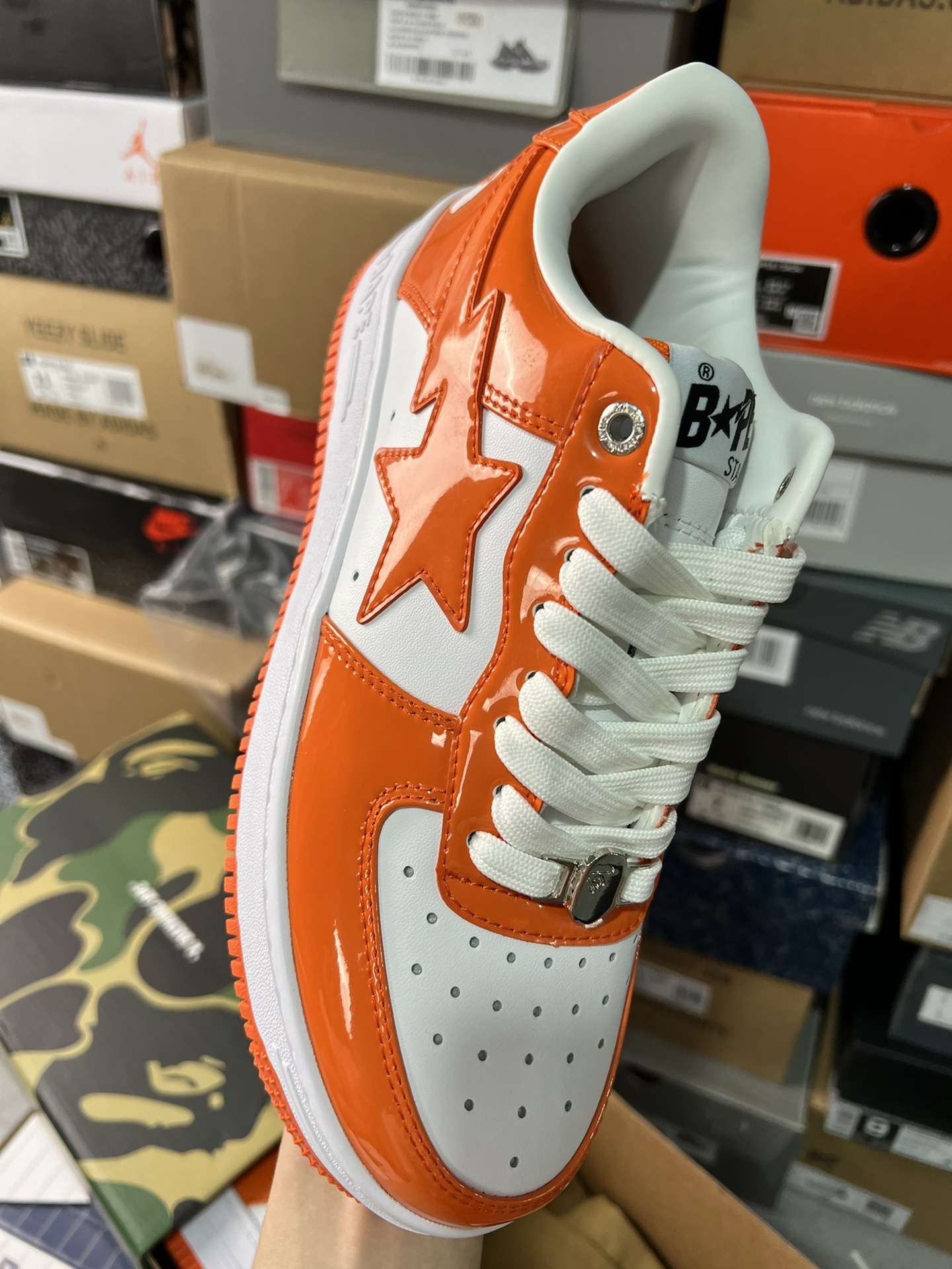 Kickswho A Bathing Ape Bape Sta Low Orange - Image 3
