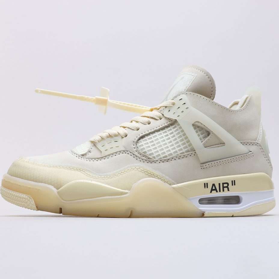 kickwho Godkiller Off-White x Air Jordan 4 SP "Sail"