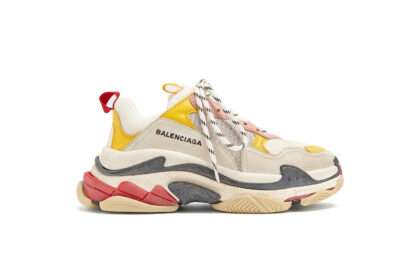 Kickwho Balenciaga Triple S Trainer Pink yellow 524038 W09O5 9035