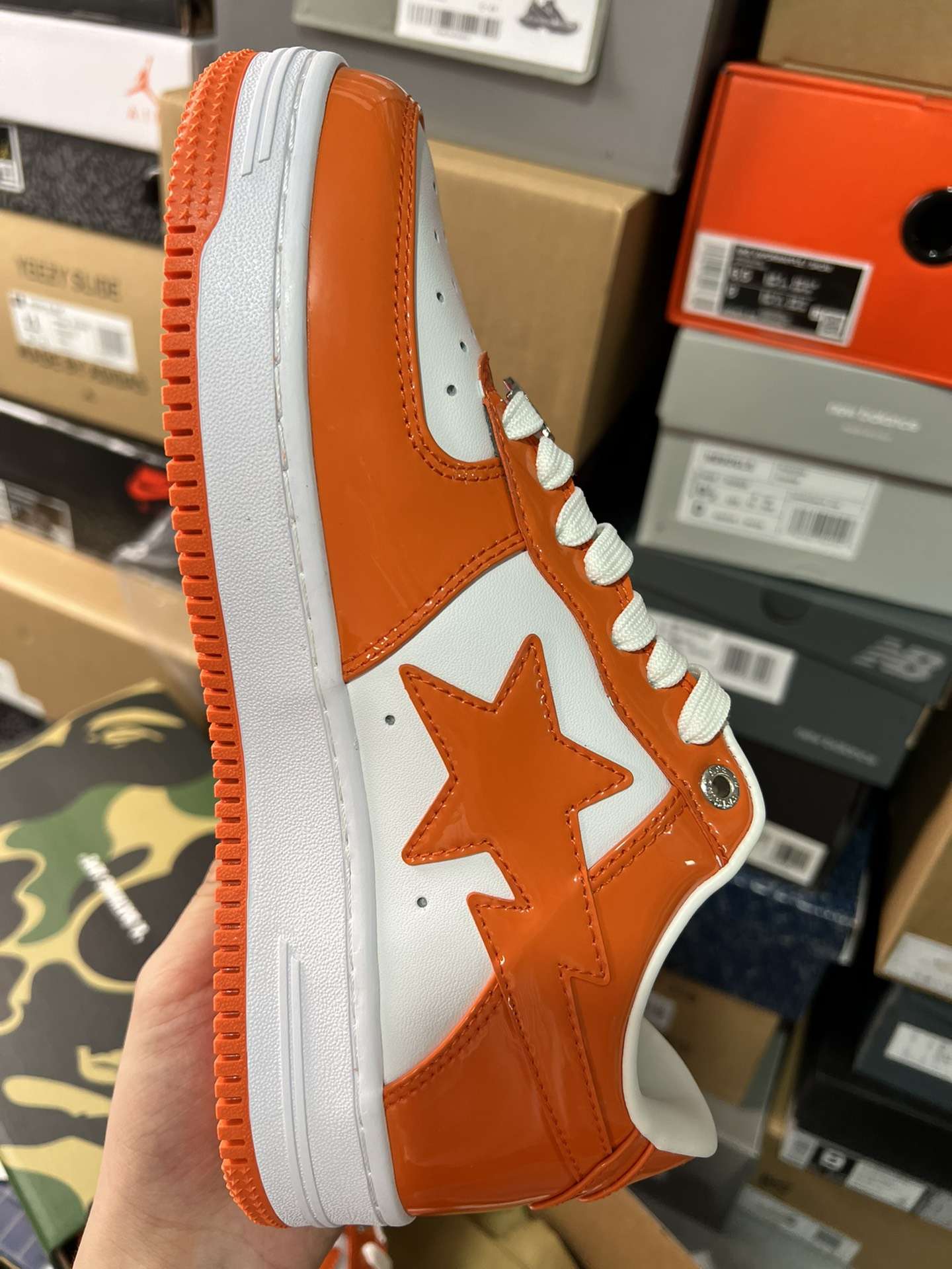 Kickswho A Bathing Ape Bape Sta Low Orange - Image 5