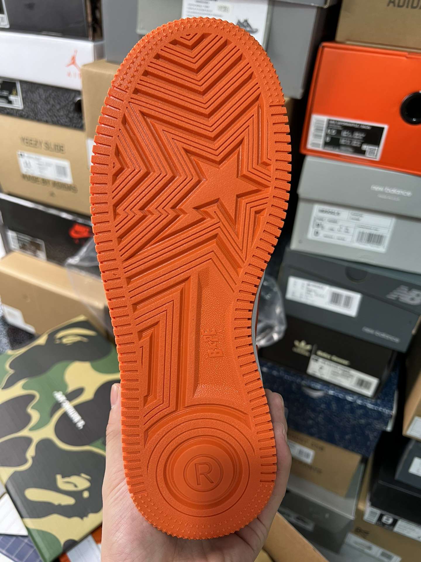 Kickswho A Bathing Ape Bape Sta Low Orange - Image 6