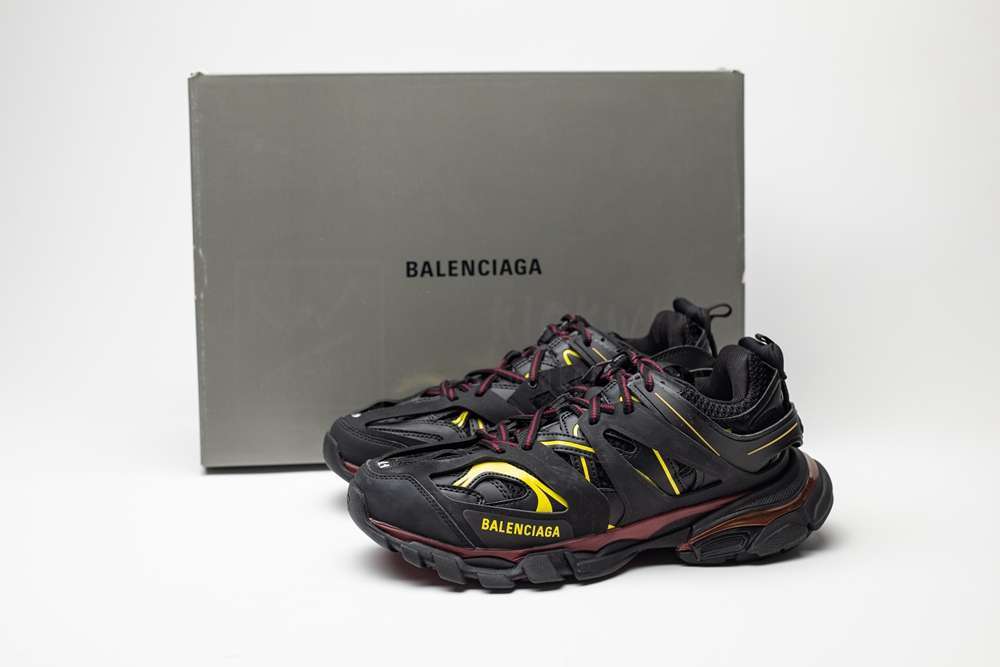 Kickwho Balenciaga Track Sneaker 'Black Bordeaux' 542023W1GB16162 - Image 5
