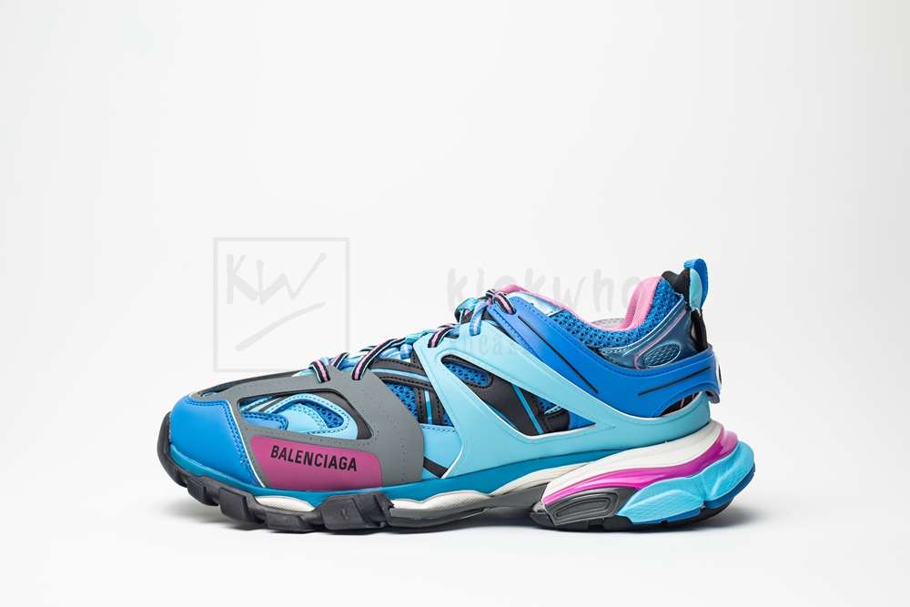 Kickwho Balenciaga Track Trainer 'Light Blue Pink' 542023W1GB54162 - Image 2