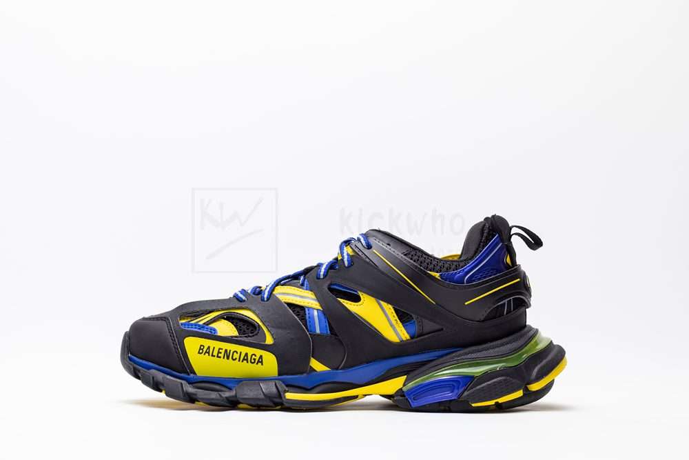 Kickwho Balenciaga Track Trainer 'Black Yellow Blue' - Image 2