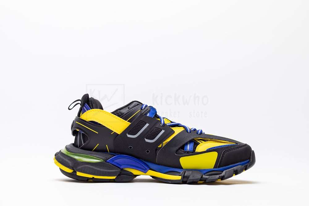 Kickwho Balenciaga Track Trainer 'Black Yellow Blue' - Image 3