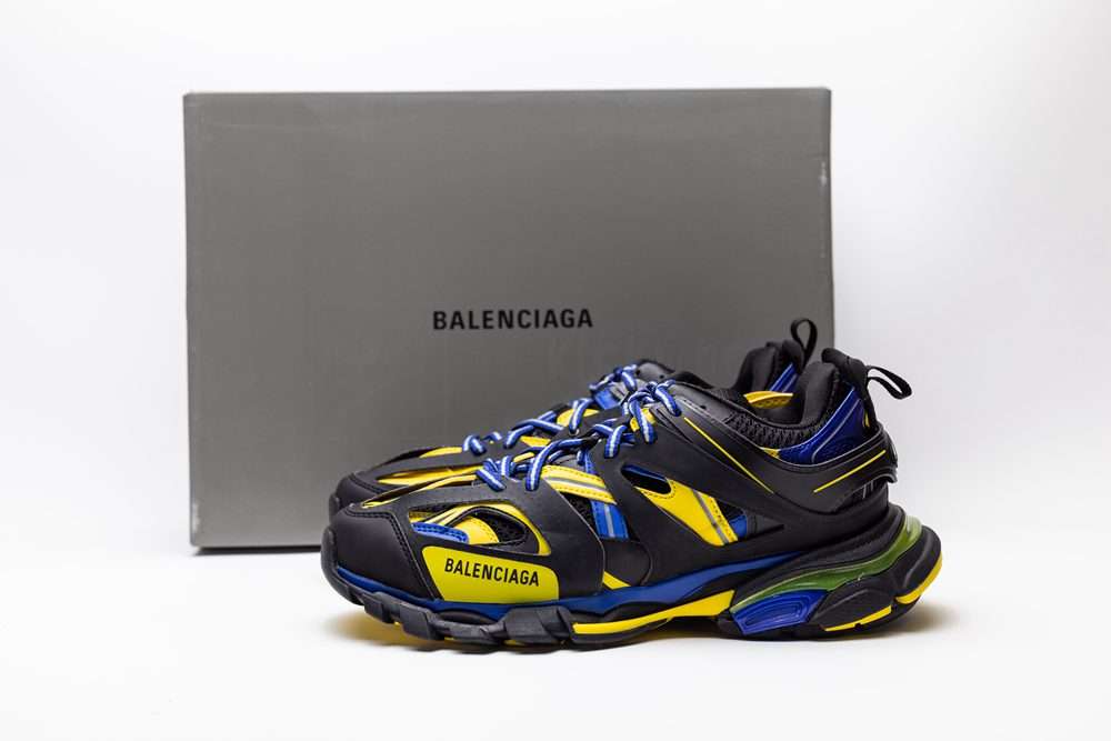 Kickwho Balenciaga Track Trainer 'Black Yellow Blue' - Image 5