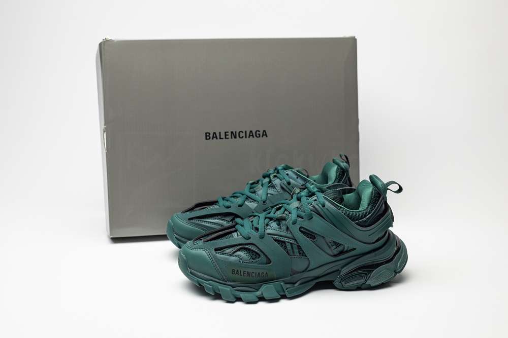 KickwhoBalenciaga Track Trainer 'Dark Green' 542023W2LA13004 - Image 5