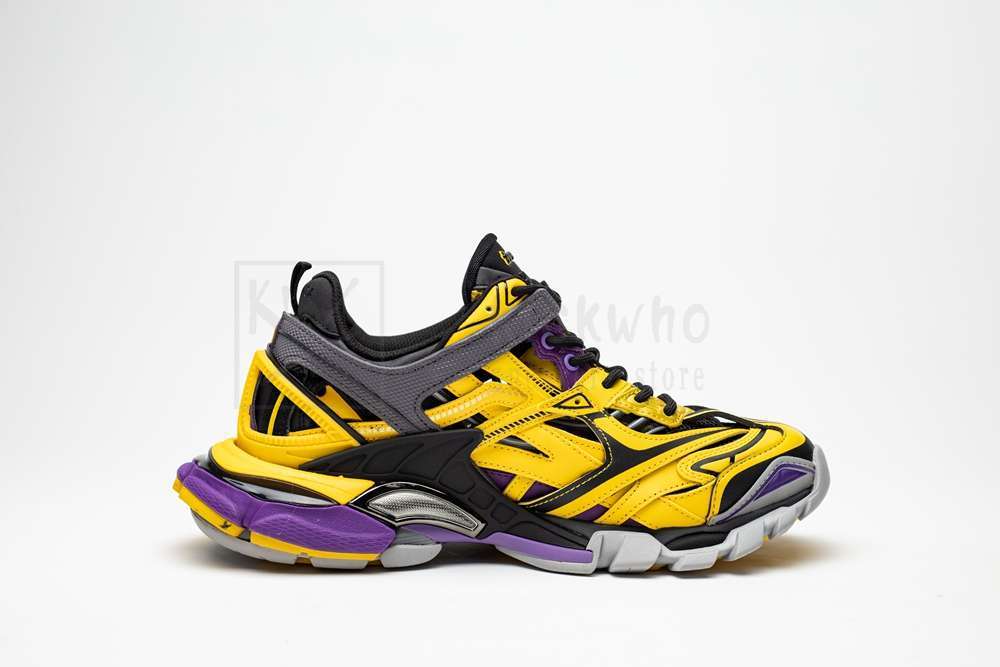 Kickwho Balenciaga Track.2 Yellow Purple - Image 3