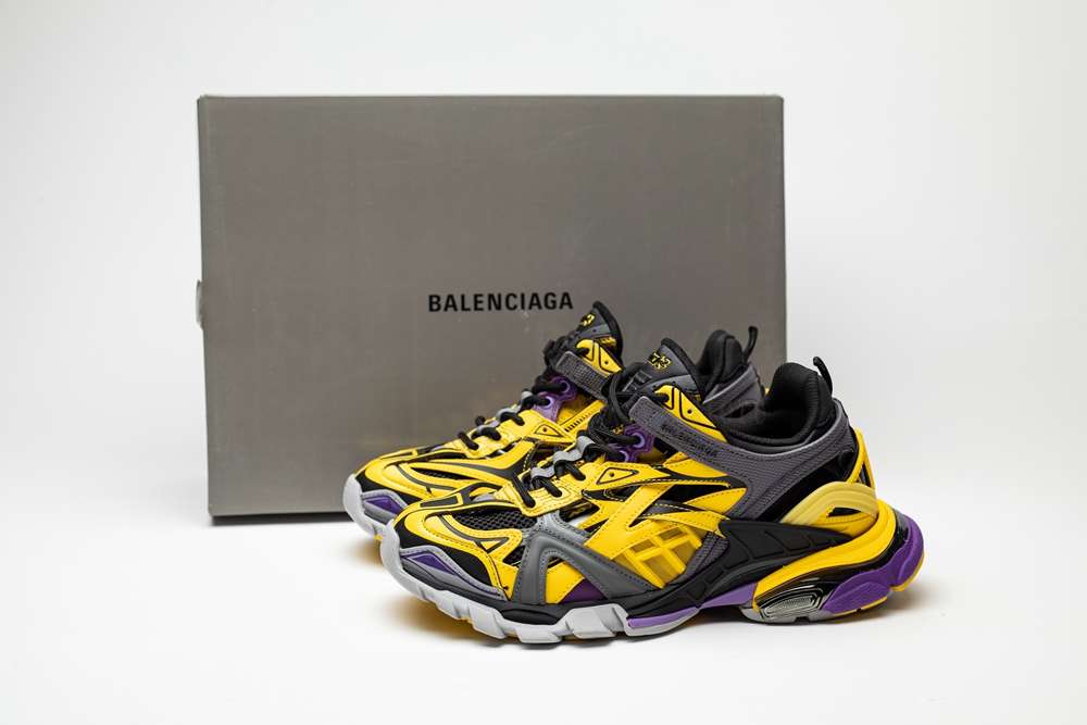 Kickwho Balenciaga Track.2 Yellow Purple - Image 5