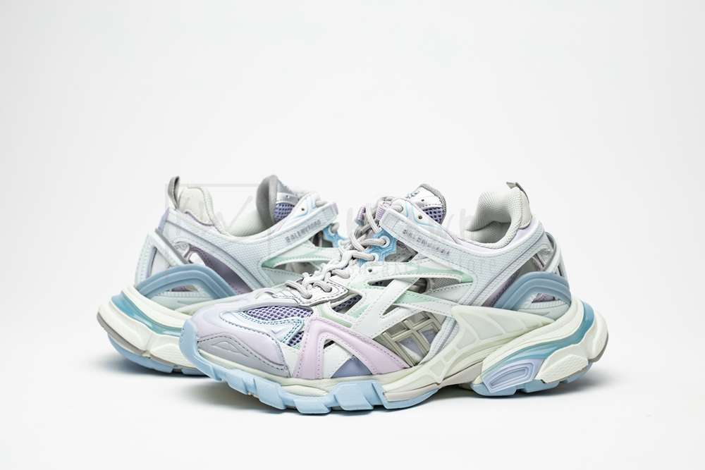 Kickwho Balenciaga Wmns Track.2 Sneaker 'White Light Blue' - Image 6