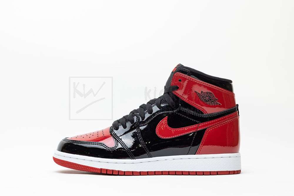 KickWho Air Jordan 1 Retro High OG Patent 'Bred' GS Godkiller - Image 2