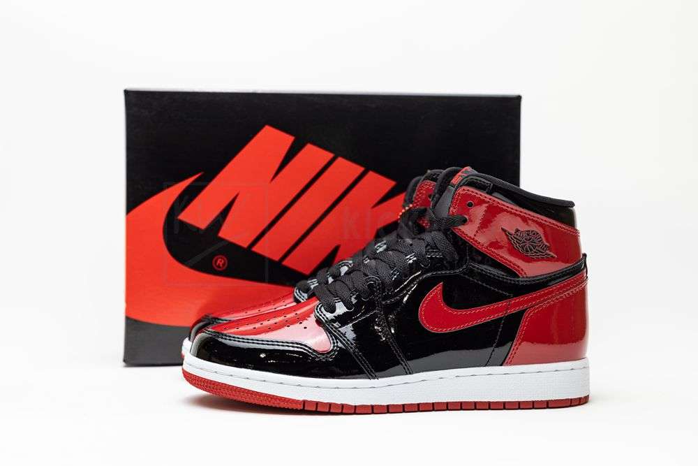 KickWho Air Jordan 1 Retro High OG Patent 'Bred' GS Godkiller - Image 5