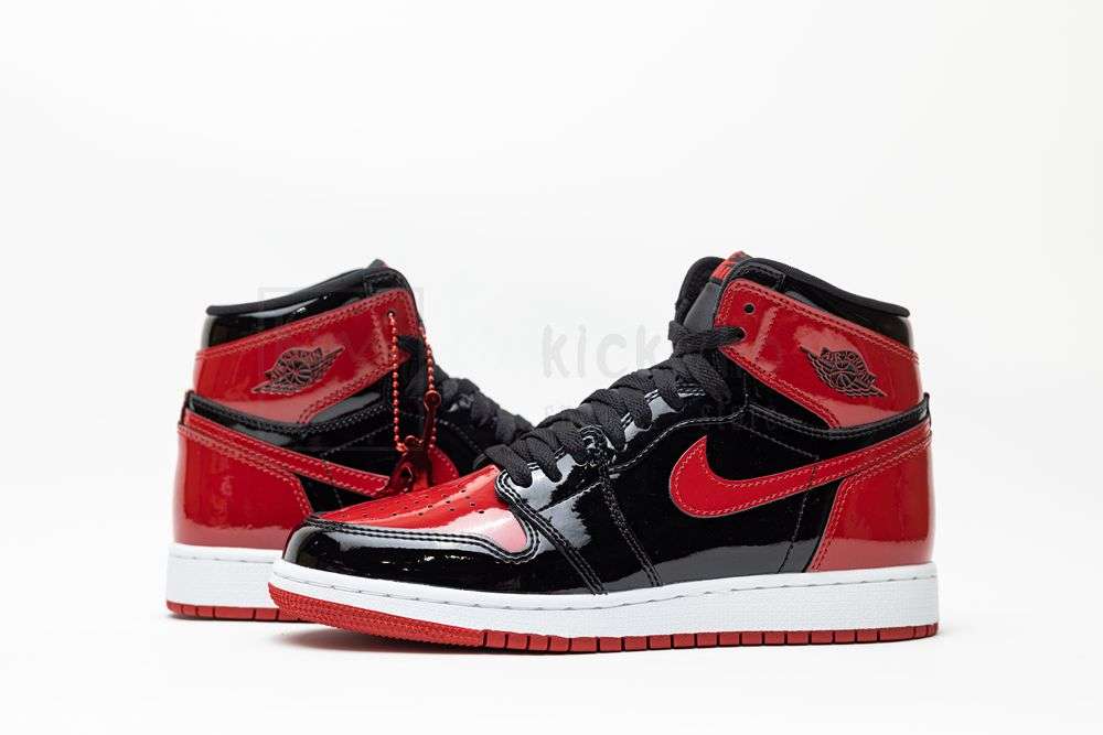 KickWho Air Jordan 1 Retro High OG Patent 'Bred' GS Godkiller - Image 6