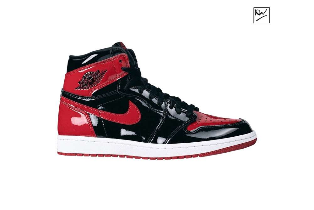 KickWho Air Jordan 1 Retro High OG Patent 'Bred' GS Godkiller