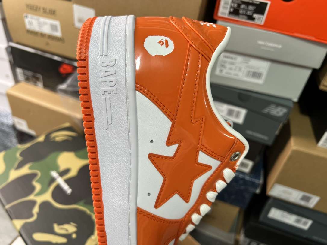 Kickswho A Bathing Ape Bape Sta Low Orange - Image 7