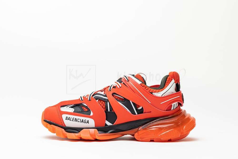 Kickwho Balenciaga Track Sneaker 'Clear Sole - Red' - Image 2