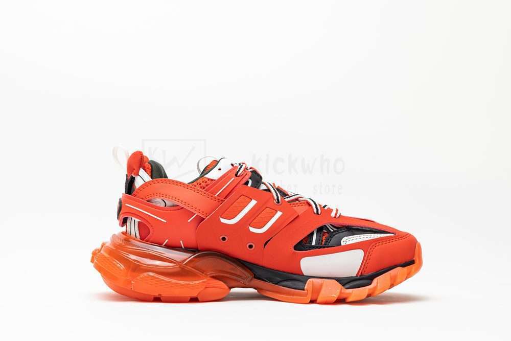 Kickwho Balenciaga Track Sneaker 'Clear Sole - Red' - Image 3