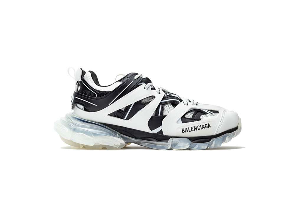 Kickwho Balenciaga Track Sneaker 'Clear Sole - White Black'