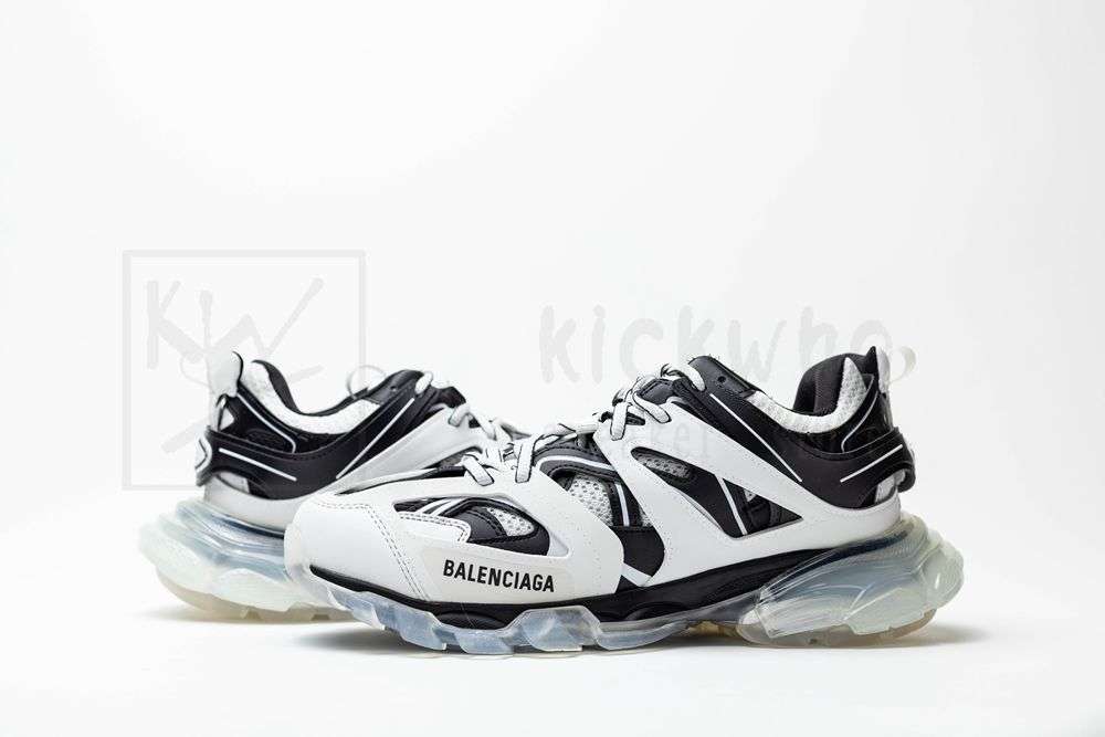 Kickwho Balenciaga Track Sneaker 'Clear Sole - White Black' - Image 7