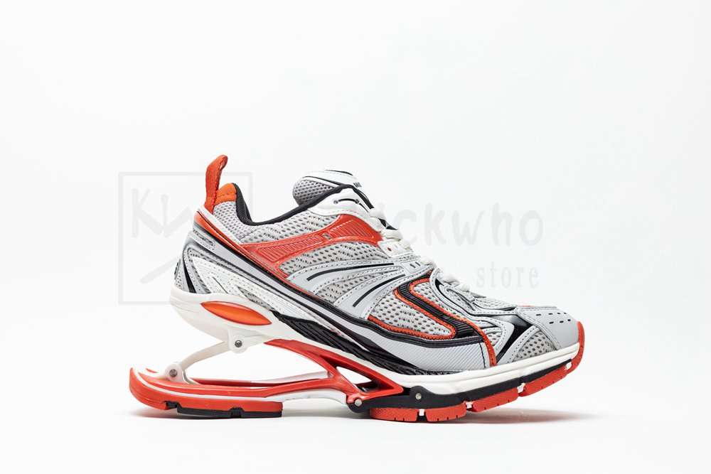 Kickwho Balenciaga X-Pander Sneaker 'Red Silver' - Image 3
