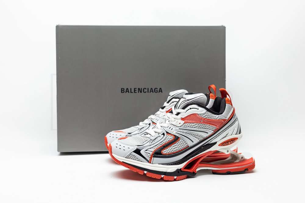 Kickwho Balenciaga X-Pander Sneaker 'Red Silver' - Image 5