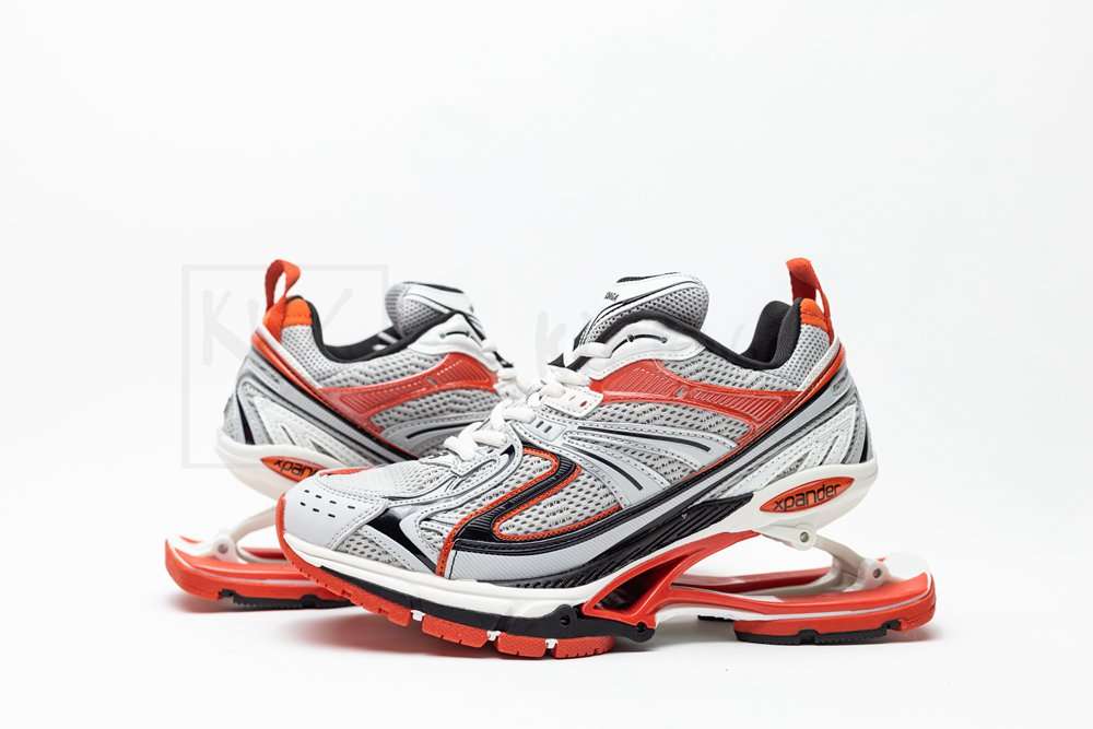 Kickwho Balenciaga X-Pander Sneaker 'Red Silver' - Image 6