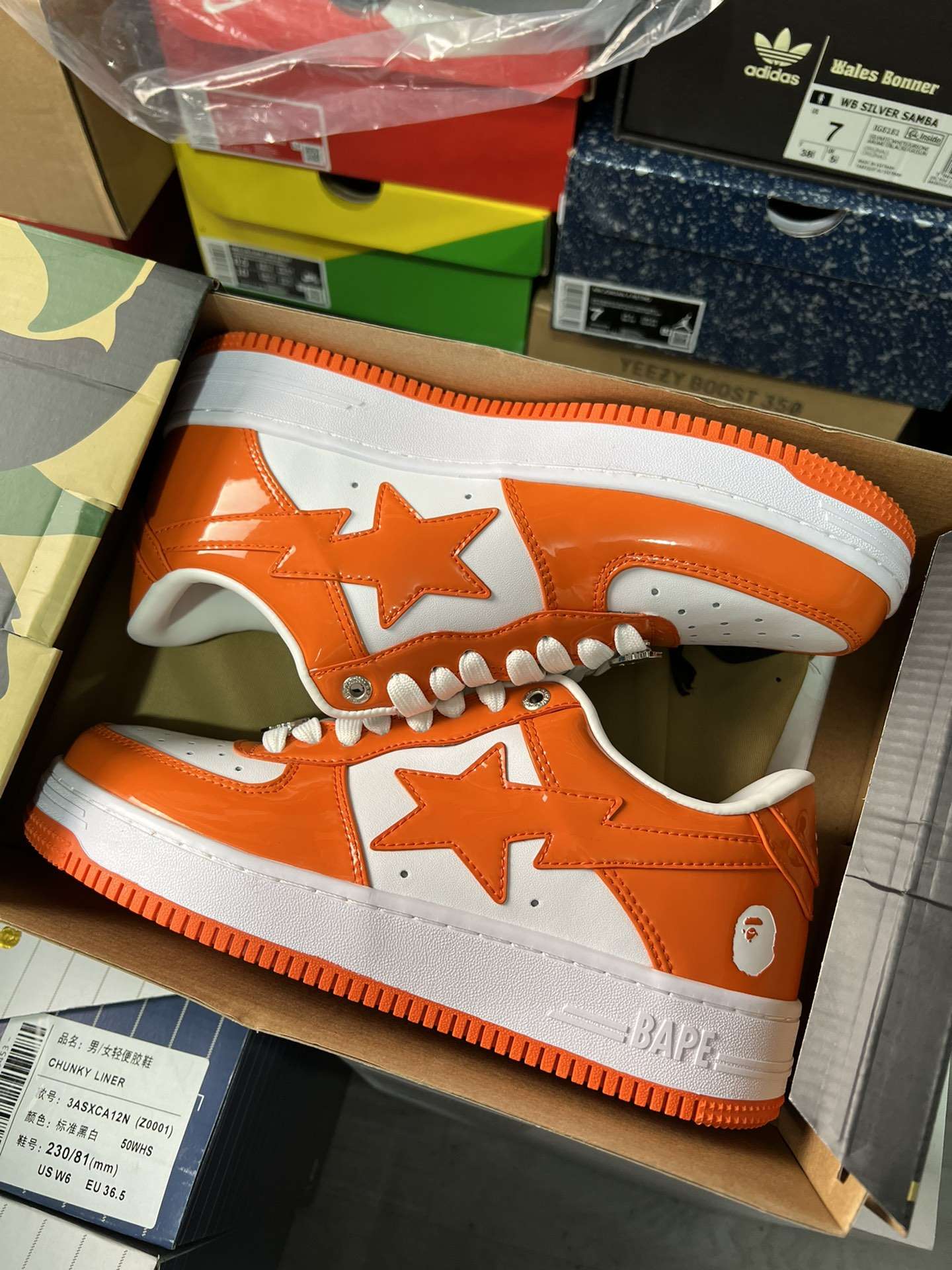 Kickswho A Bathing Ape Bape Sta Low Orange - Image 10