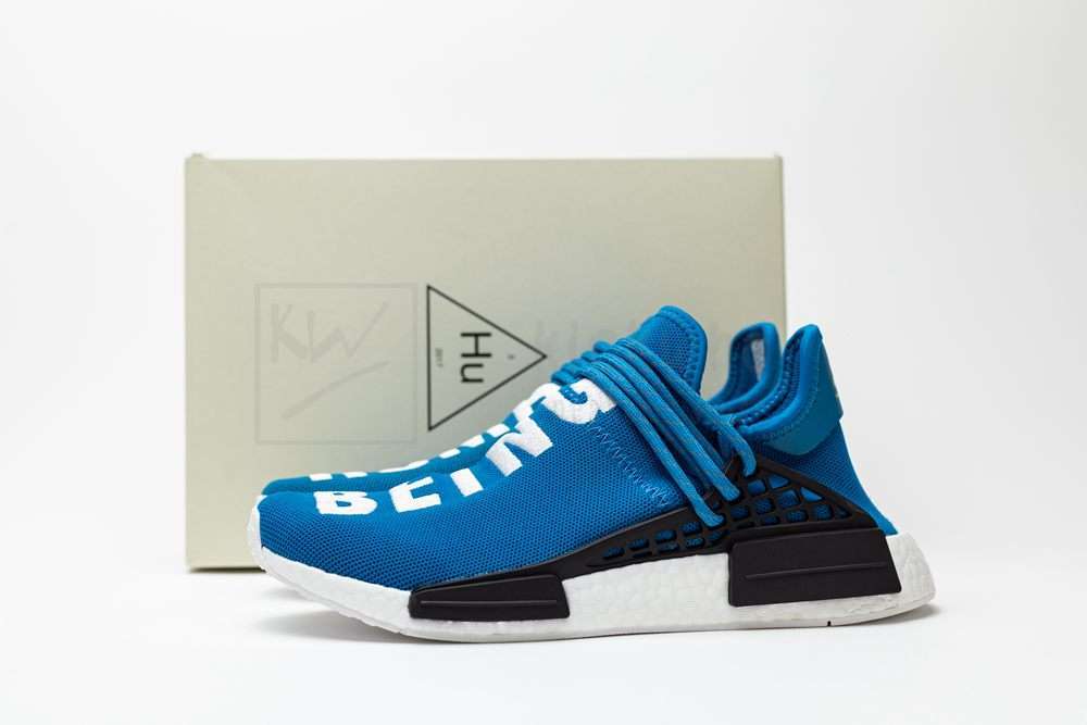 KickWho Pharrell x NMD Human Race 'Blue' - Image 5