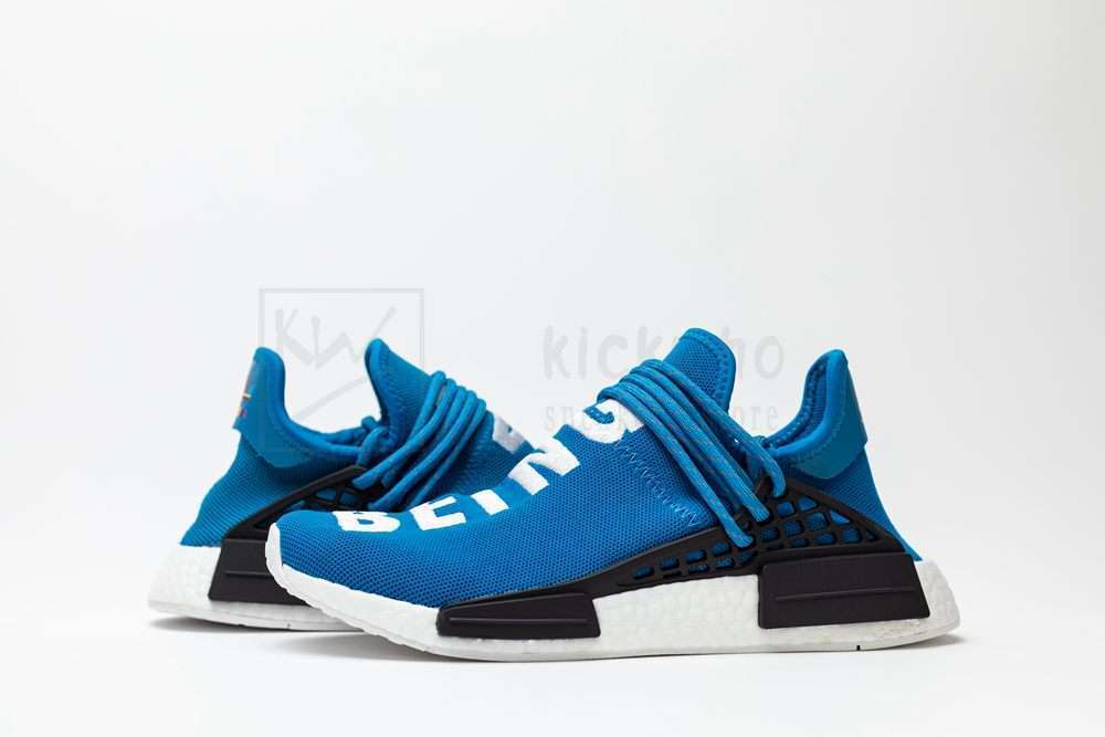 KickWho Pharrell x NMD Human Race 'Blue' - Image 6