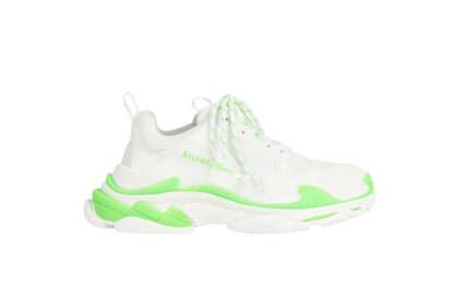 Kickwho Balenciaga Wmns Triple S Sneaker 'Fluo Green'