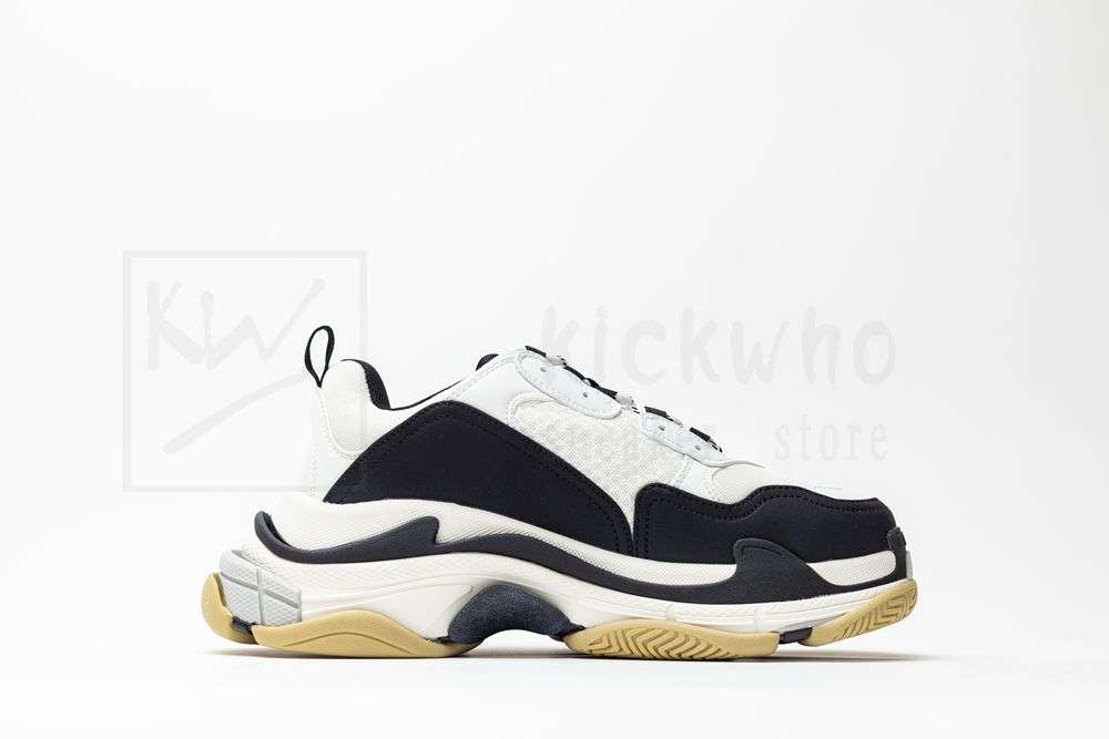 Kickwho Balenciaga Triple S Sneaker 'White Black' - Image 3