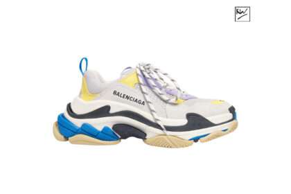 Kickwho Balenciaga Wmns Triple S 'Purple Yellow'