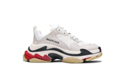 KickwhoBalenciaga Wmns Triple S 'White Black Red' 2019
