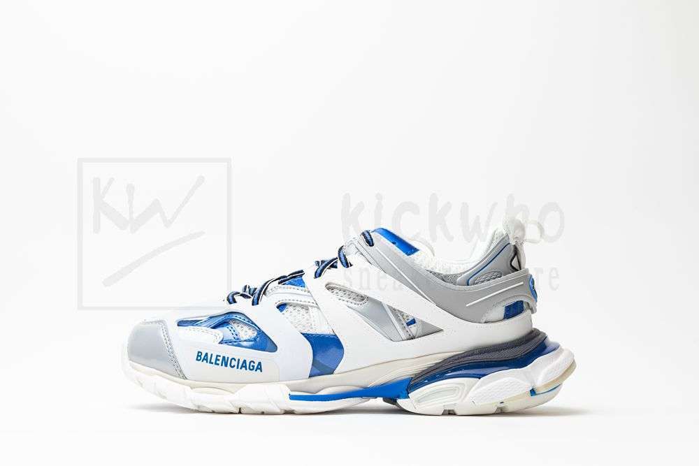 Kickwho Balenciaga Track Sneaker 'White Blue' - Image 2