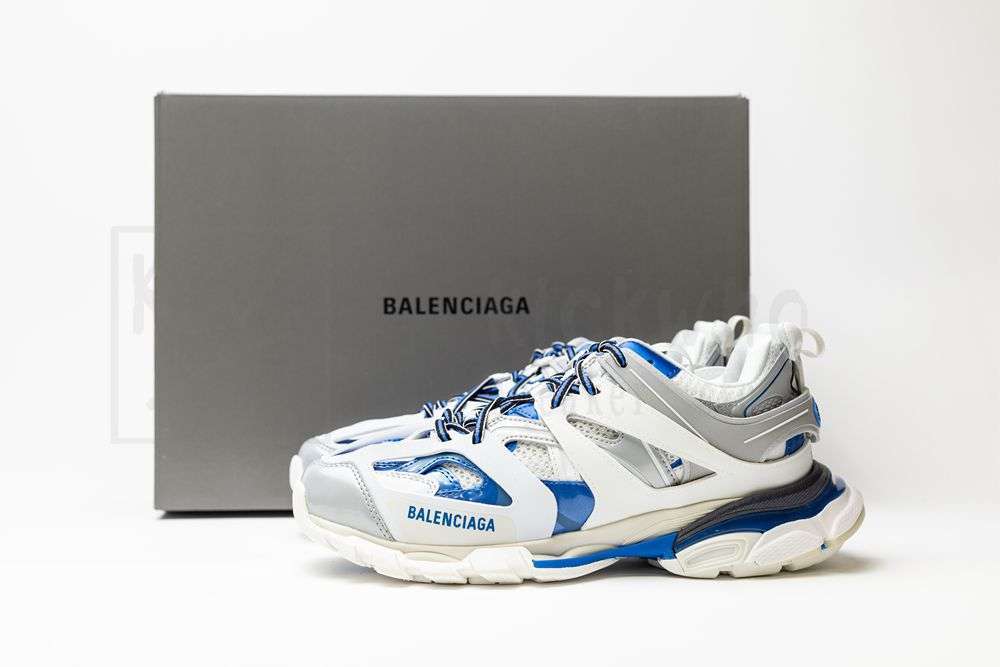 Kickwho Balenciaga Track Sneaker 'White Blue' - Image 5