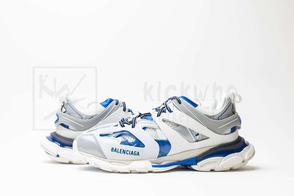 Kickwho Balenciaga Track Sneaker 'White Blue' - Image 6
