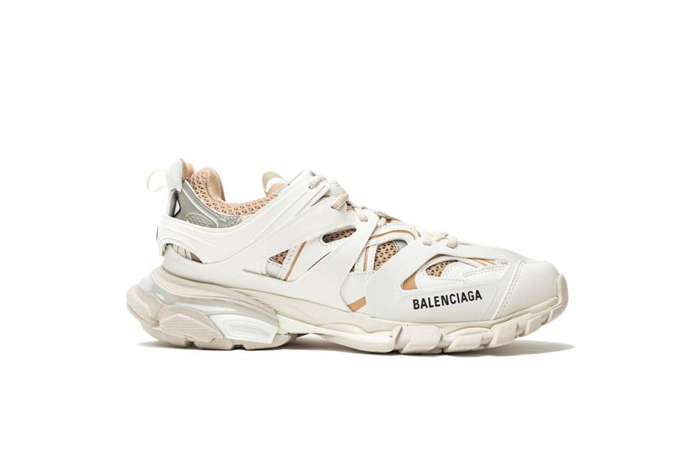 Kickwho Balenciaga Track Sneaker 'White Brown'