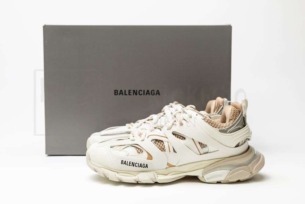 Kickwho Balenciaga Track Sneaker 'White Brown' - Image 5