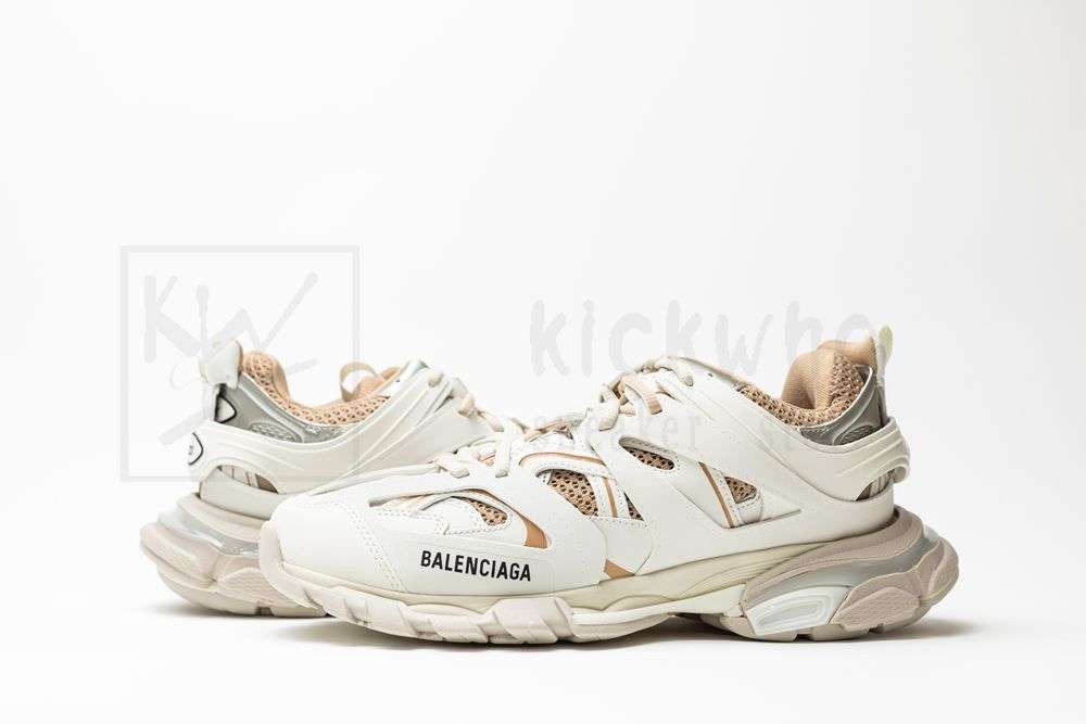 Kickwho Balenciaga Track Sneaker 'White Brown' - Image 6