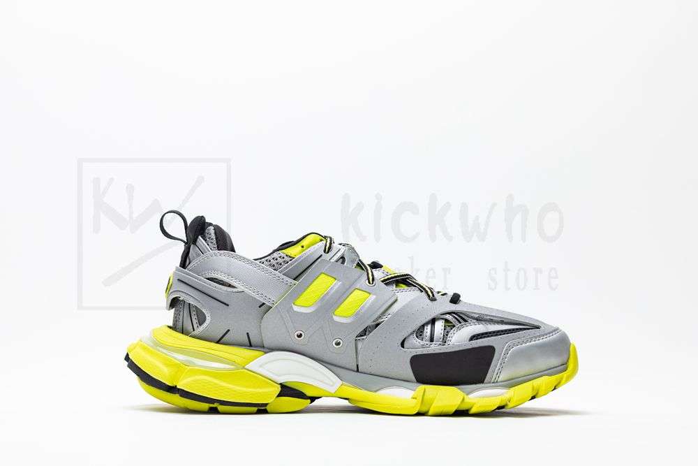 Kickwho Balenciaga Track Sneaker 'Silver Green' - Image 3