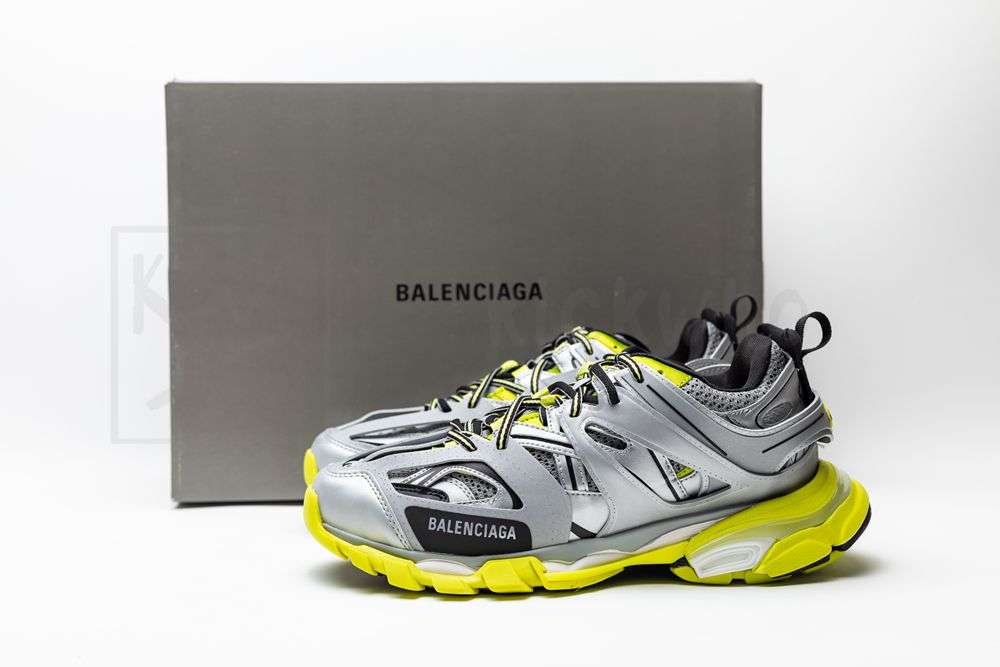 Kickwho Balenciaga Track Sneaker 'Silver Green' - Image 5