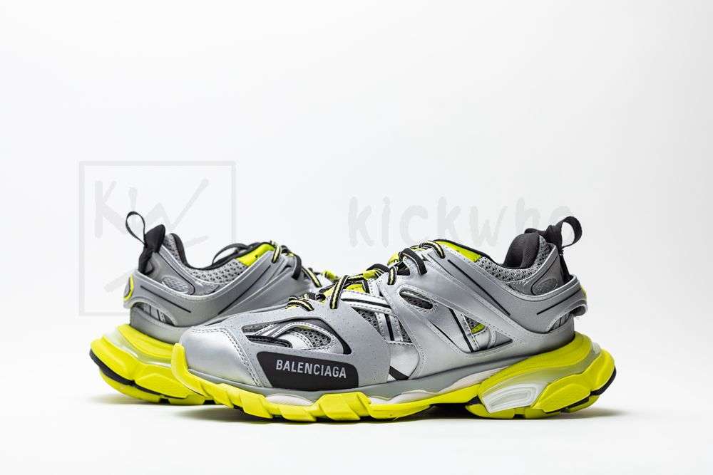 Kickwho Balenciaga Track Sneaker 'Silver Green' - Image 6