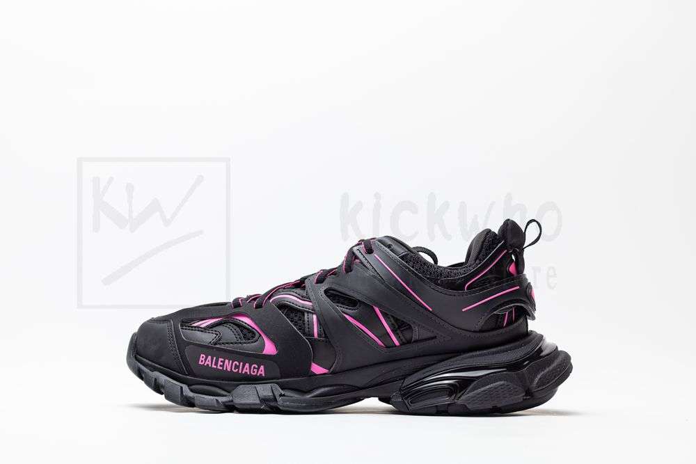Kickwho Balenciaga Wmns Track Sneaker 'Black Neon Pink - Image 2