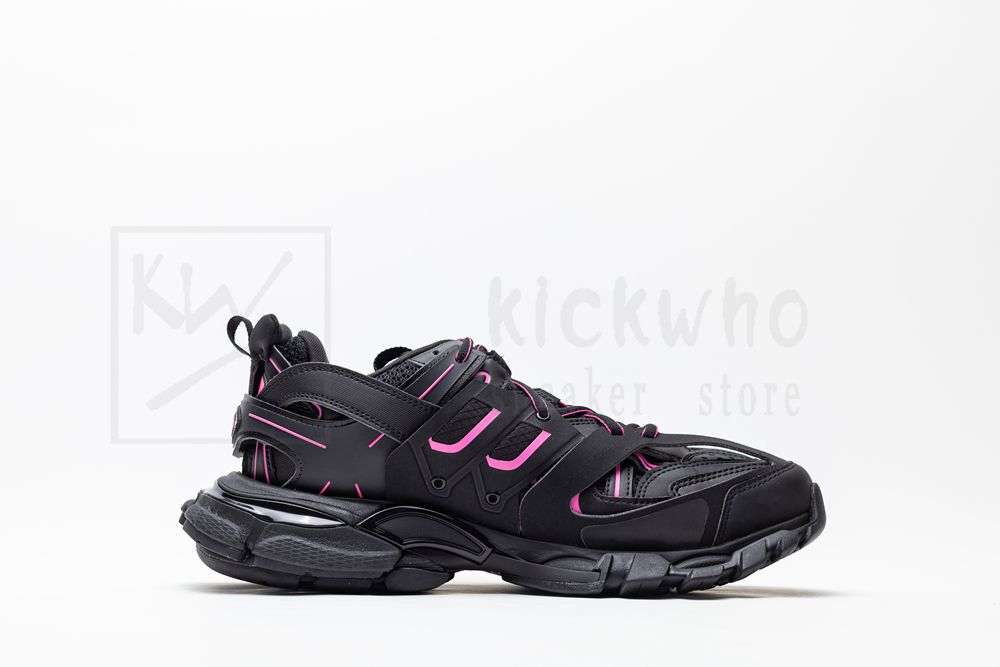 Kickwho Balenciaga Wmns Track Sneaker 'Black Neon Pink - Image 3