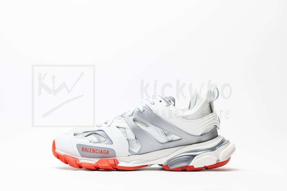 Kickwho Balenciaga Track Sneaker 'White Red' - Image 2