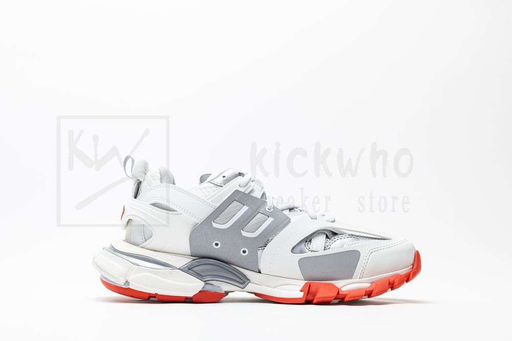Kickwho Balenciaga Track Sneaker 'White Red' - Image 3