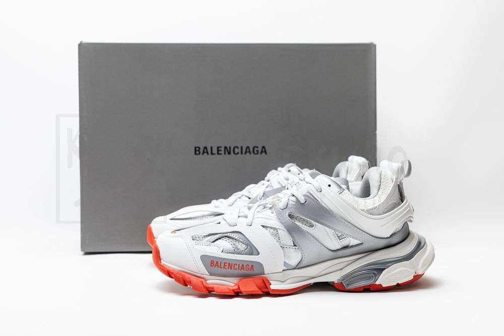 Kickwho Balenciaga Track Sneaker 'White Red' - Image 5