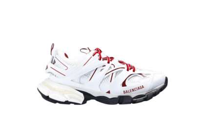Kickwho Balenciaga Wmns Track Sneaker 'White Red'
